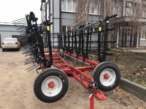 Борона причіпна гідравлічна пружинна БПГП-14 Деметра. Зубо-пружинна борона БПГП 14 Demetra. Зчіпка борін гідравлічна.